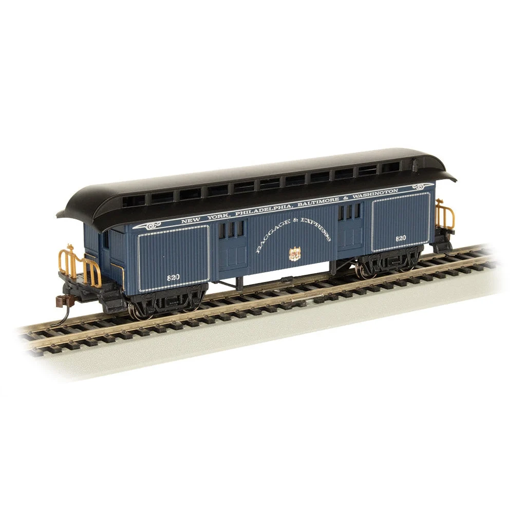 Bachmann HO Scale Old-Time Baggage Car B&O Royal Blue - BAC15305