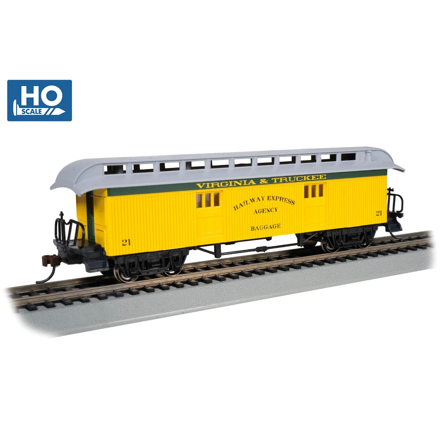 Bachmann HO Scale Old-Time Baggage Car V&T - BAC15307