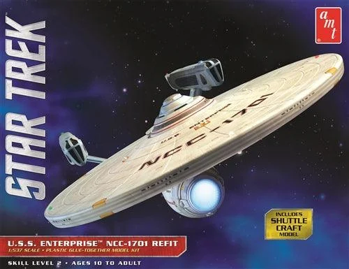 1/537 AMT Star Trek USS Enterprise NCC-1701 Refit 1080
