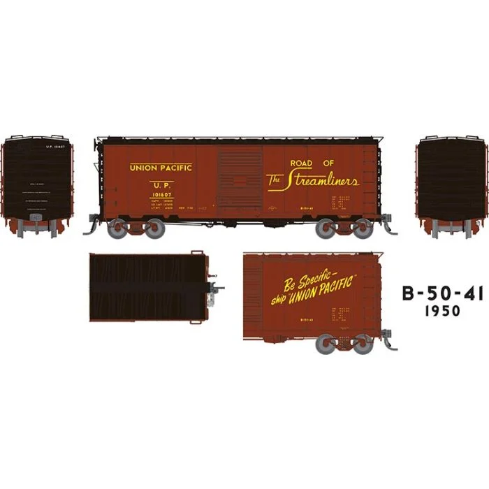 Rapido HO Scale Union Pacific 40' B-5-41 Box Car #102381