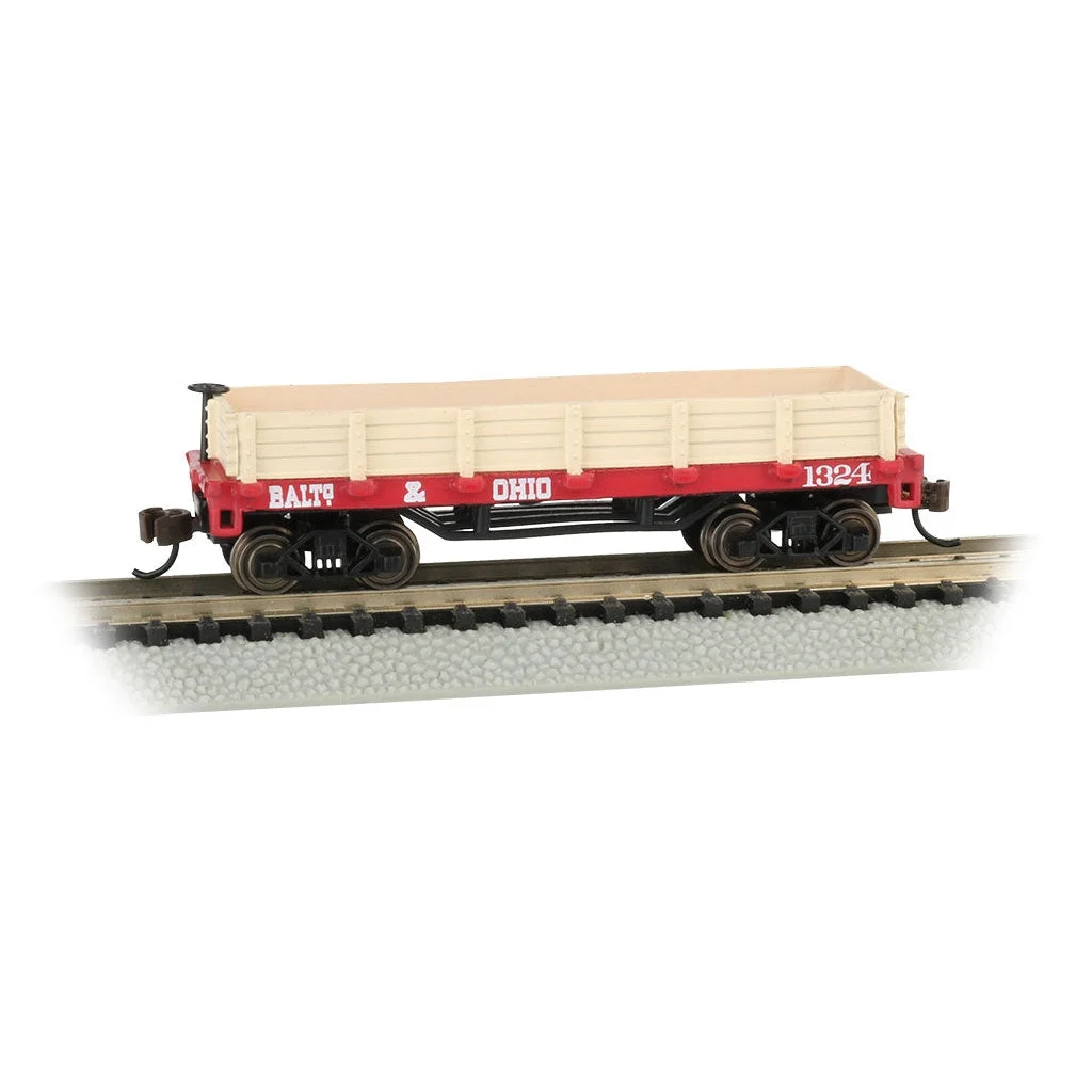 Bachmann N Scale Old-Time Gondola B&O - BAC15452