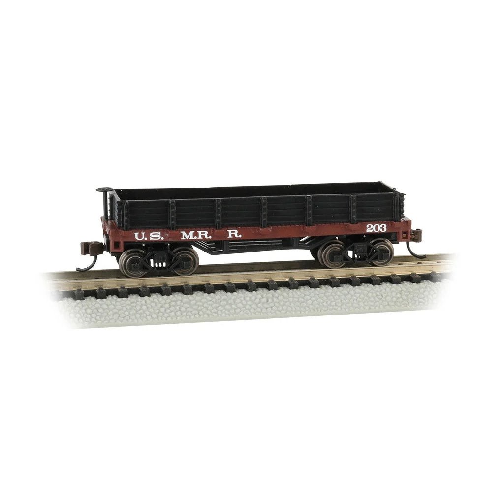 Bachmann N Scale Old-Time Gondola US Military RR - BAC15454