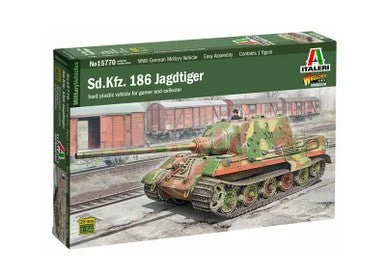 1/56 Italeri Sd.Kfz. 186 Jagdtiger Plastic Model Kit