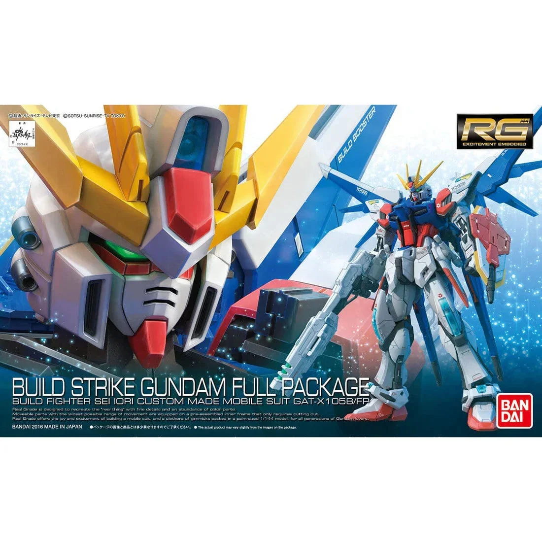 RG 1/144 Build Strike Gundam Full Package - Bandai Namco