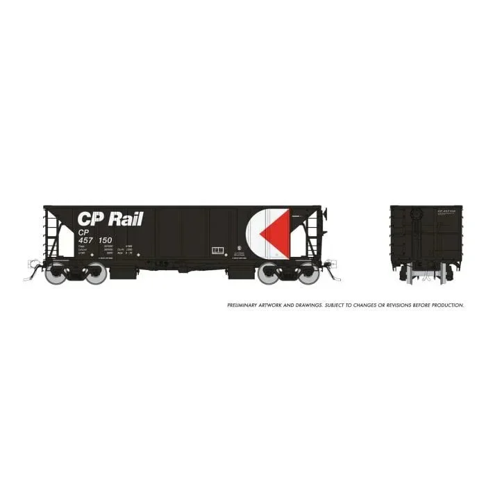 HO Rapido NSC Ballast Car: CP Rail: Single Car #2 - Rapido Trains