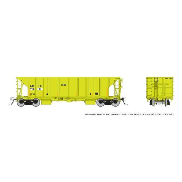 HO Rapido NSC Ballast Car: Amtrak Late: 6-Pack