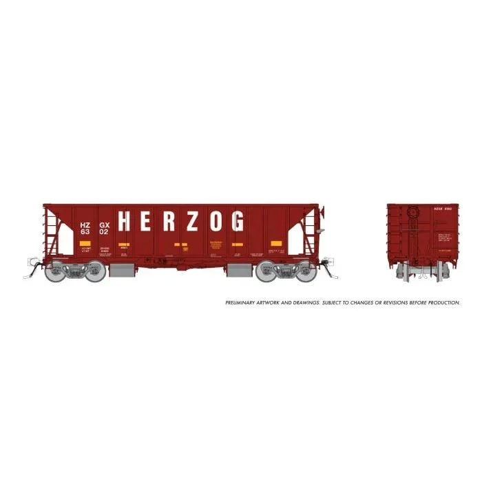 HO Rapido NSC Ballast Car: Herzog Late: Single Car - Rapido Trains