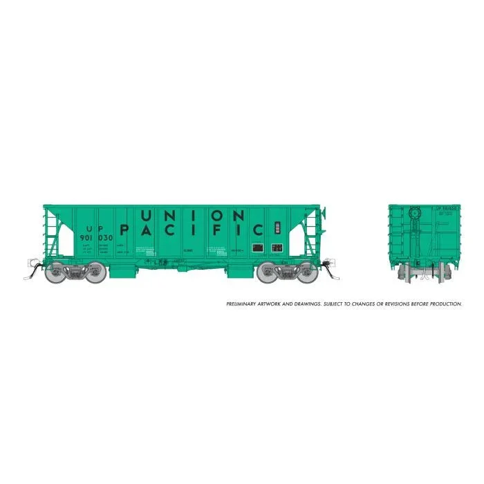 HO Rapido NSC Ballast Car: Union Pacific Early: Single Car #2 - Rapido Trains