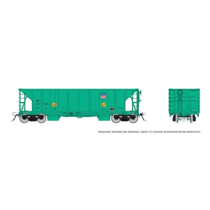 HO Rapido NSC Ballast Car: Union Pacific Late: 3-Pack #2
