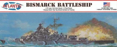 1/600 Atlantis German Bismarck Battleship (formerly Monogram) - Atlantis Models