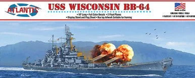 1/600 Atlantis USS Wisconsin BB64 Battleship (formerly Monogram) - Atlantis Models