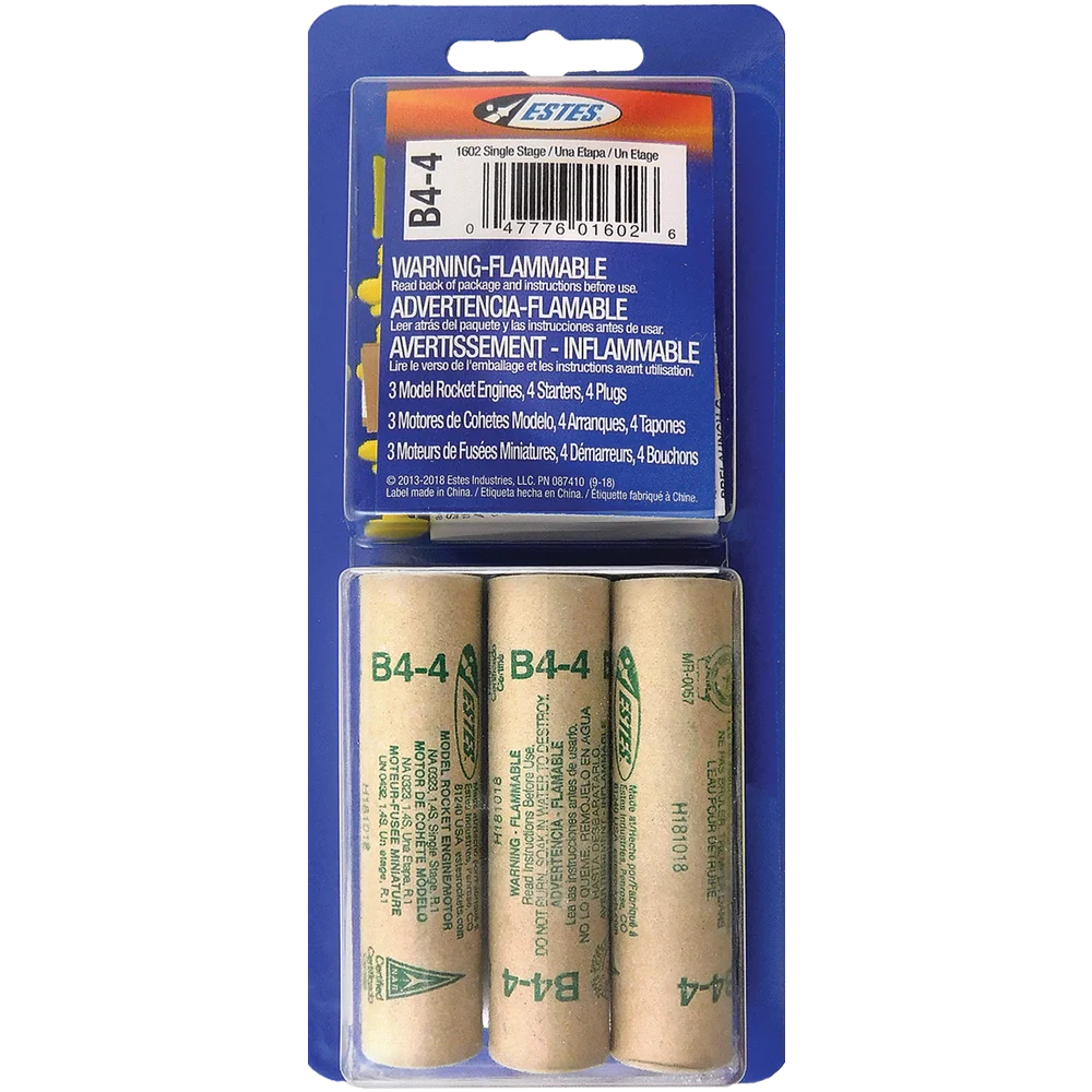 Estes B4-4 Engines/3pk