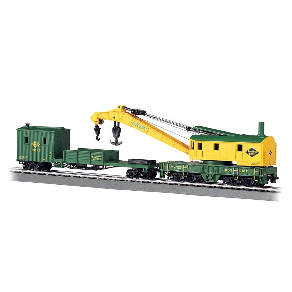 Bachmann HO Scale 250t Crane & Boom Car RDG - BAC16110