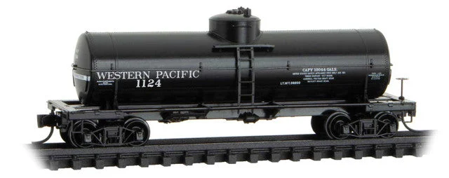 Micro Trains Line N Scale Western Pacific 39' Single Dome Tank Car WP #1124