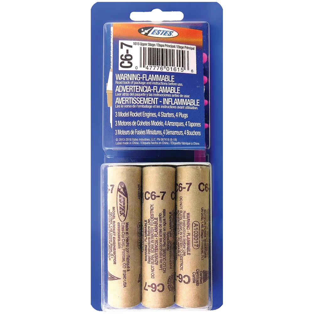 Estes C6-7 Engines/3pk