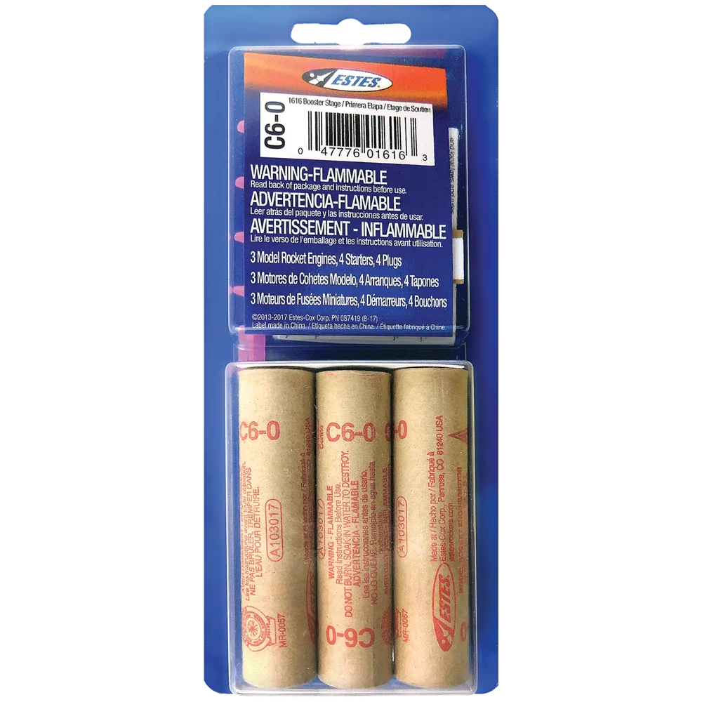 Estes C6-0 Engines/3pk