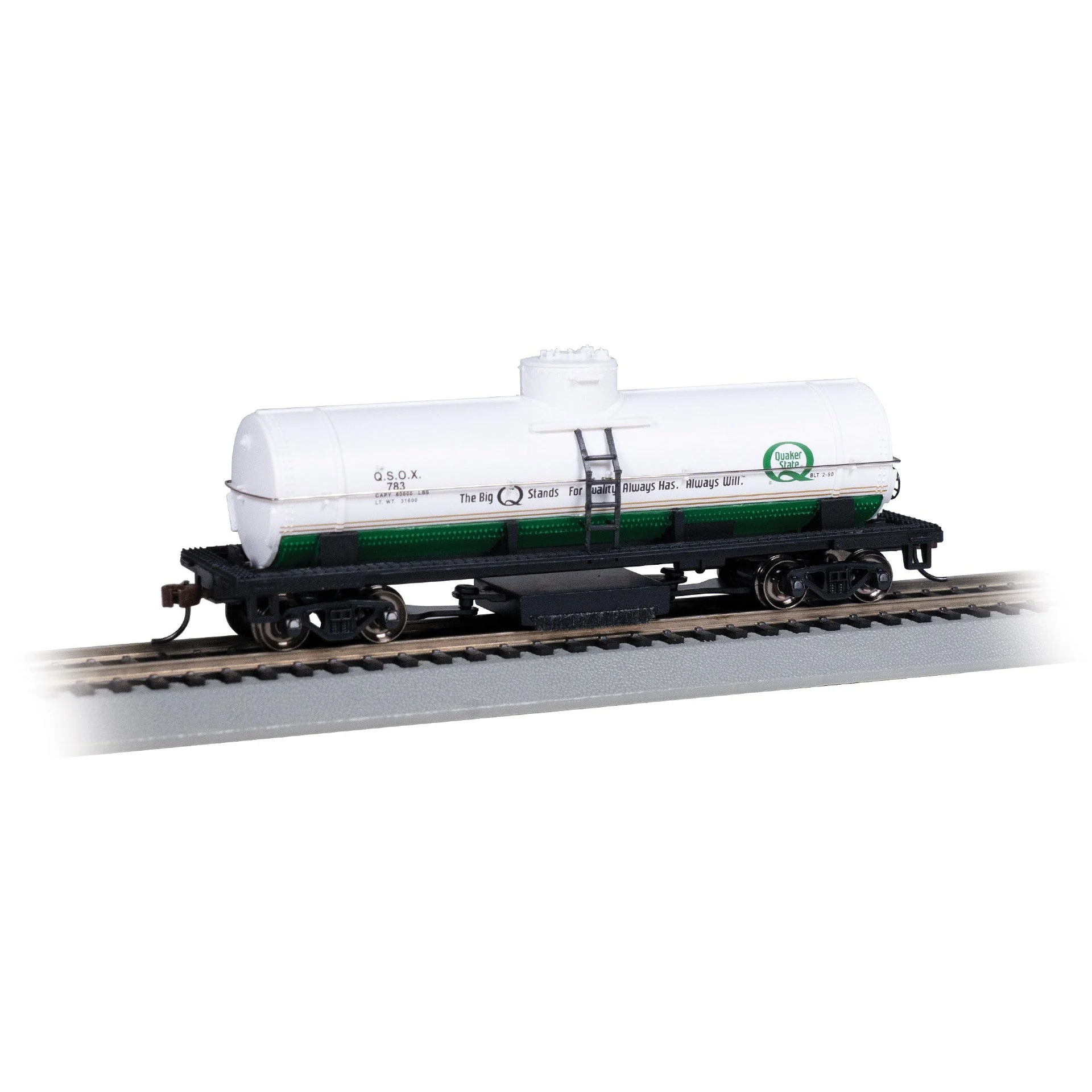 Bachmann HO Scale Track Cleaning Tank Car Quaker State #783 - BAC16307