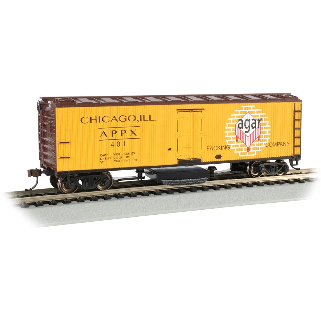 Bachmann HO Scale Track Cleaning 40' Woodside Reefer Agar Packing Co - BAC16331