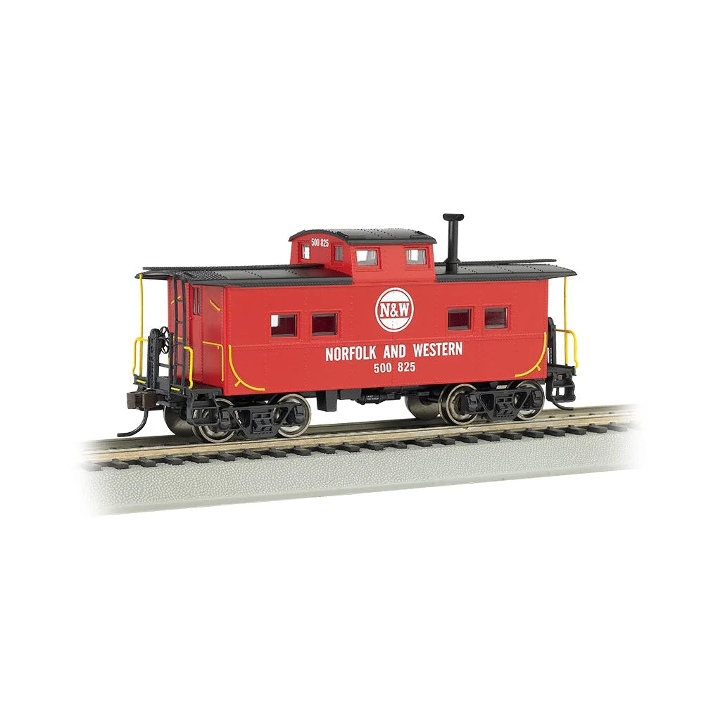 Bachmann HO Scale NE Steel Caboose N&W #557707/red - BAC16817