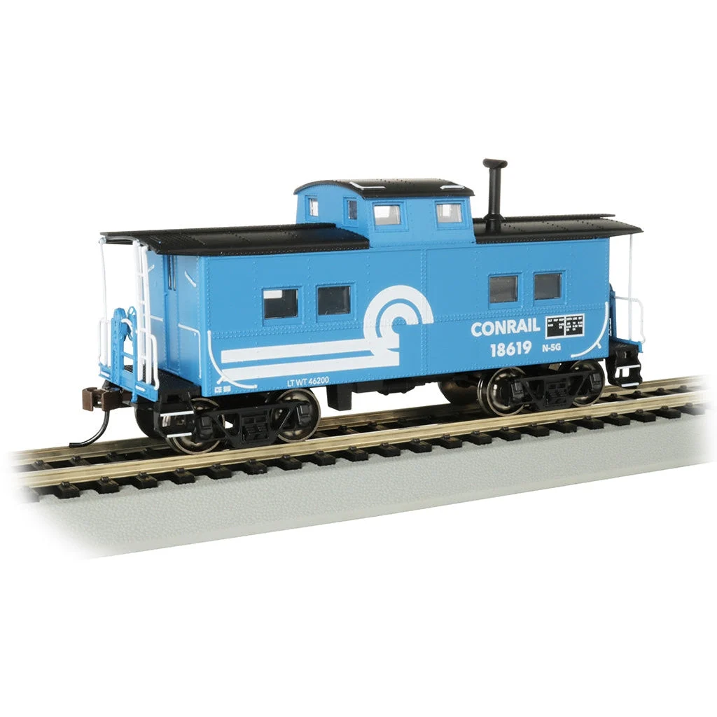 Bachmann HO Scale NE Steel Caboose CR #18619/blu - BAC16822
