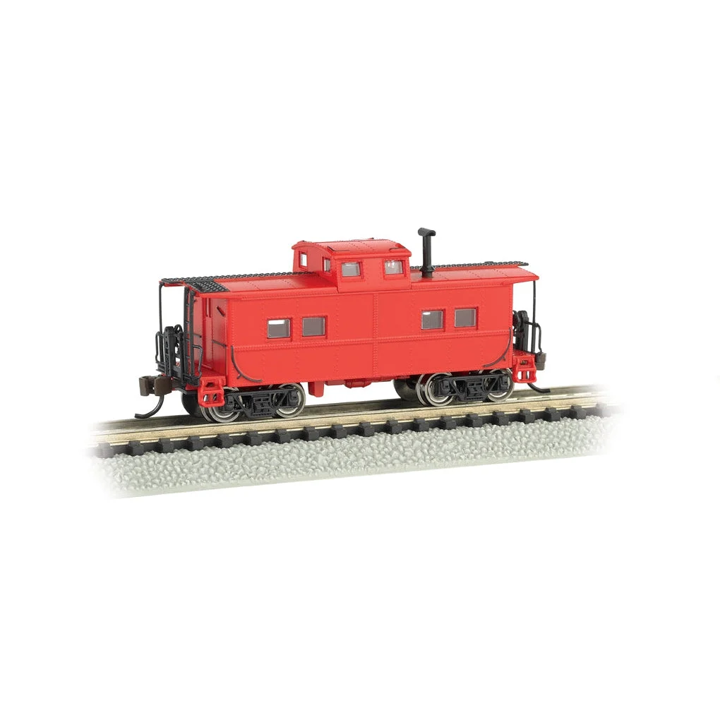 Bachmann N Scale NE Steel Caboose Unlttrd/Caboose Red - BAC16856