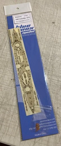 1/700 Bluewox HMS Invincible 1914 Wood Deck for Flyhawk Kit - Artwox