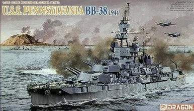 1/700 Dragon USS Pennsylvania BB-38 1944 Plastic Model Kit