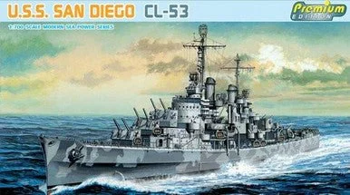 1/700 Dragon USS San Diego CL-53 (Premium) Plastic Model Kit