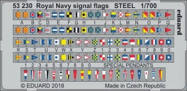 1/700 Eduard Royal Navy Signal Flags Steel (Pre-Painted)