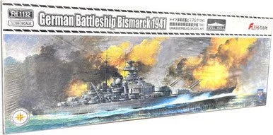 1/700 Flyhawk German Bismarck Battleship Plastic Model Kit - Flyhawk Models
