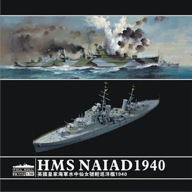 1/700 Flyhawk HMS Naiad Light Cruiser Plastic Model Kit - Flyhawk Models