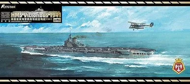 1/700 Flyhawk HMS Victorious 1941 DELUXE Plastic Model Kit - Flyhawk Models