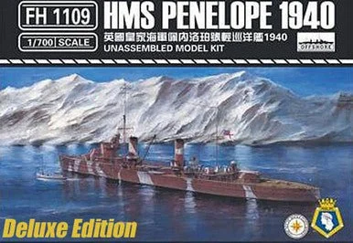 1/700 Flyhawk Light Cruiser HMS Penelope 1940 DELUXE Edition - Flyhawk Models