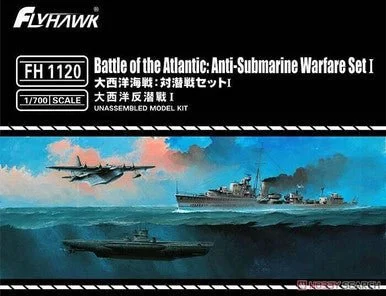 1/700 Flyhawk Models Battle of the Atlantic: Anti-Submarine Warfare Set I