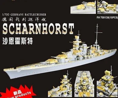 1/700 Flyhawk Photo Etch German Battlecruiser Scharnhorst - Flyhawk Models