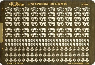 1/700 Flyhawk Photo Etch German Naval 2cm C/30 AA MG - Flyhawk Models