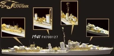 1/700 Flyhawk Photo Etch HMS Destroyer Eskimo 1941 for Trumpeter - Flyhawk Models