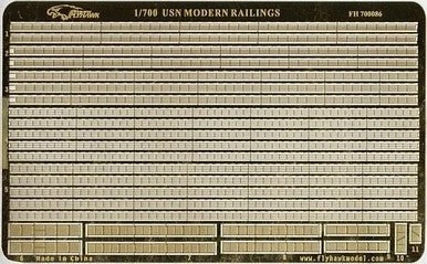 1/700 Flyhawk Photo Etch USN Modern Railings - Flyhawk Models