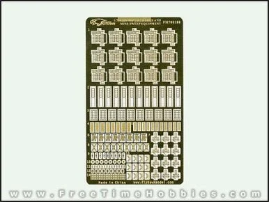 1/700 Flyhawk Photo Etch WWII Depth Charge & Mine Sweep Equipment - Flyhawk Models