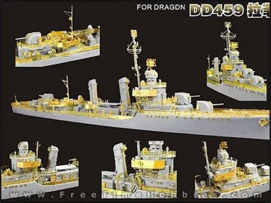 1/700 Flyhawk Photo Etch WWII USN Destroyer Laffey (For Dragon) - Flyhawk Models