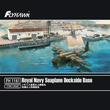 1/700 Flyhawk Royal Navy Seaplane Dockside Base - Flyhawk Models