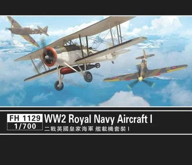 1/700 Flyhawk Scale WW2 Royal Navy Aircraft I Plastic Model Kit - Flyhawk Models
