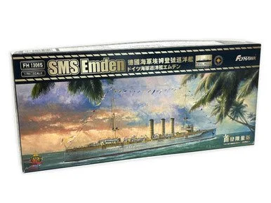 1/700 Flyhawk SMS Emden DELUXE SET Plastic Model Kit - Flyhawk Models