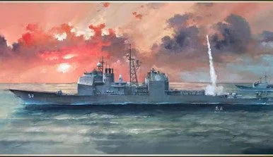 1/700 Flyhawk USS Bunker Hill CG-52 1991 Standard Kit