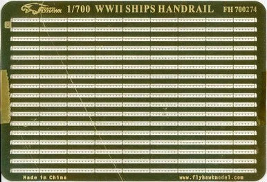 1/700 Flyhawk WWII Hand Rails Railing (Easy to Glue) - Flyhawk Models