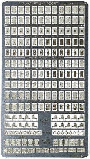 1/700 Gold Medal Watertight Doors Photo Etch (186 doors in USN IJN & RN styles hatches fires hoses life rings) - Gold Medal Models
