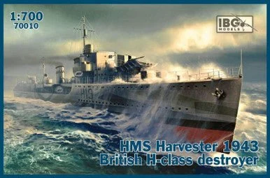 1/700 IBG Hms Harvester 1943 British H-Class Destroyer