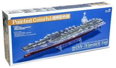 1/700 Magic Factory Clear Painted USS Gerald R. Ford CVN-78 Plastic Model Kit