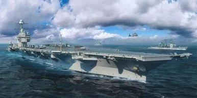 1/700 Magic Factory USS Gerald R. Ford CVN-78 Plastic Model Kit