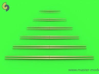 1/700 Master Model Set of universal yardarms No1 (lengths = 5 7.5 10 12.5 15 17.5mm - 2pcs of each)